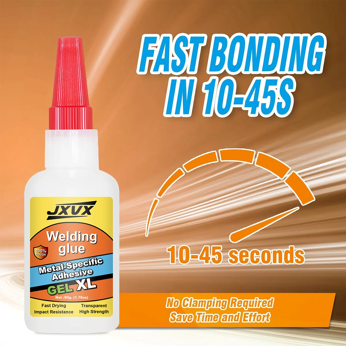 Super Glue All-Purpose Liquid 20g /35g/50g- Adhesivo CA transparente de secado rápido para metal, plástico, madera, cerámica, vidrio y reparaciones de bricolaje, el pegamento más fuerte para metal y plástico, fácil de