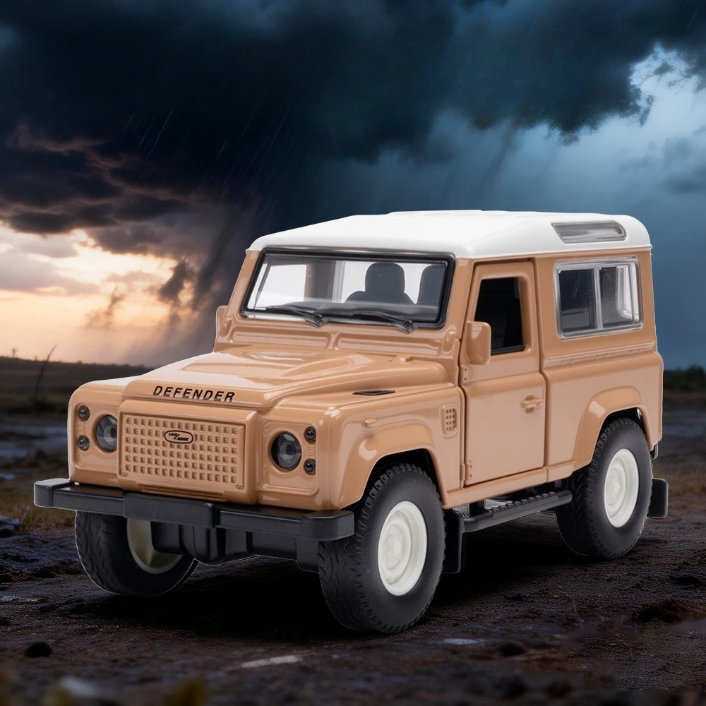 

(Acrylic Box) Simulation 1:43 Genuine Road, Guardian Alloy Off-road Car Model Ornament Toy Delivery