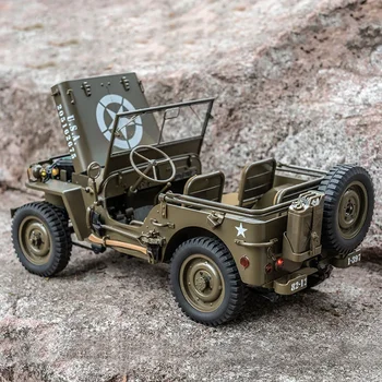 Fms Rc Car 1:12 1941 Willys Mb Jeep 2.4g 4wd Rtr Crawler Climbing Scale Military Truck Buggy Rc Model Car Adult Children&#x27;s Toy Model