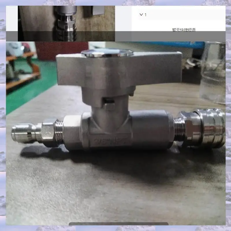 

Мойка высокого давления с шаровым клапаном, быстроразъемный шаровой кран 3/8 дюйма для шланга мойки высокого давления, шаровой кран высокого давления, 5000 фунтов на квадратный дюйм