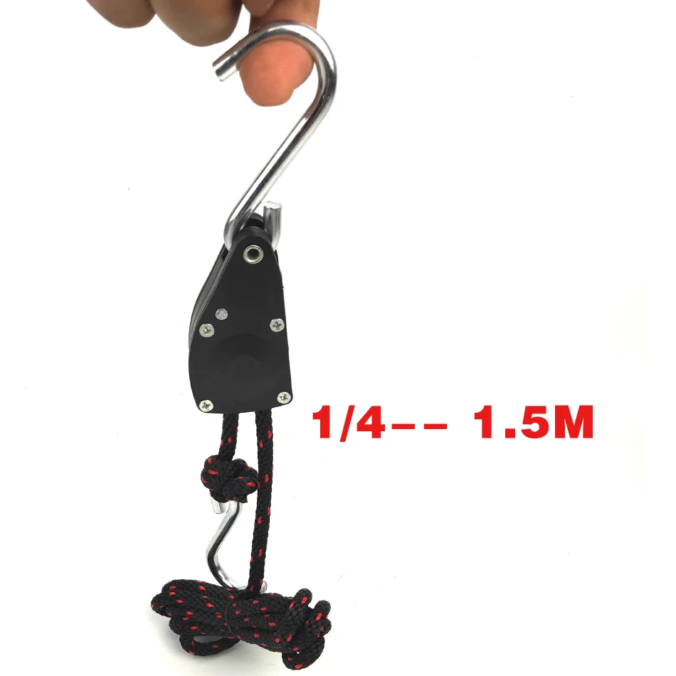 PDR Tools Nylon Rope 1/4  Rope Adjustable Heavy Duty Rope Hanger Heavy Duty Light Hanger