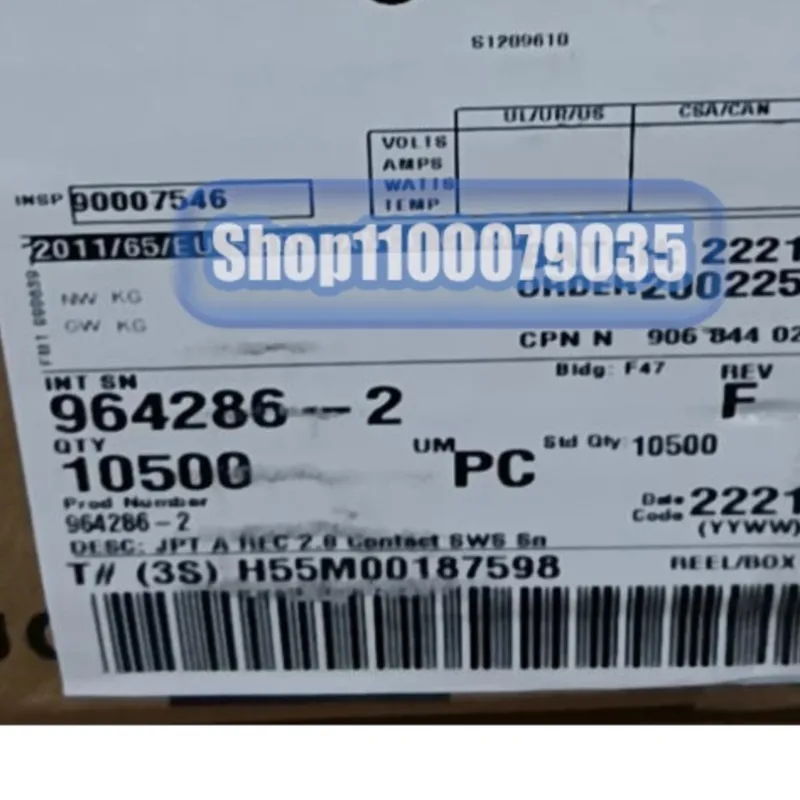 

200pcs/lot 964286-2 AW2P IPS-13065T-01A-T MG680450 N202524499C PHR-2 ST730365-3