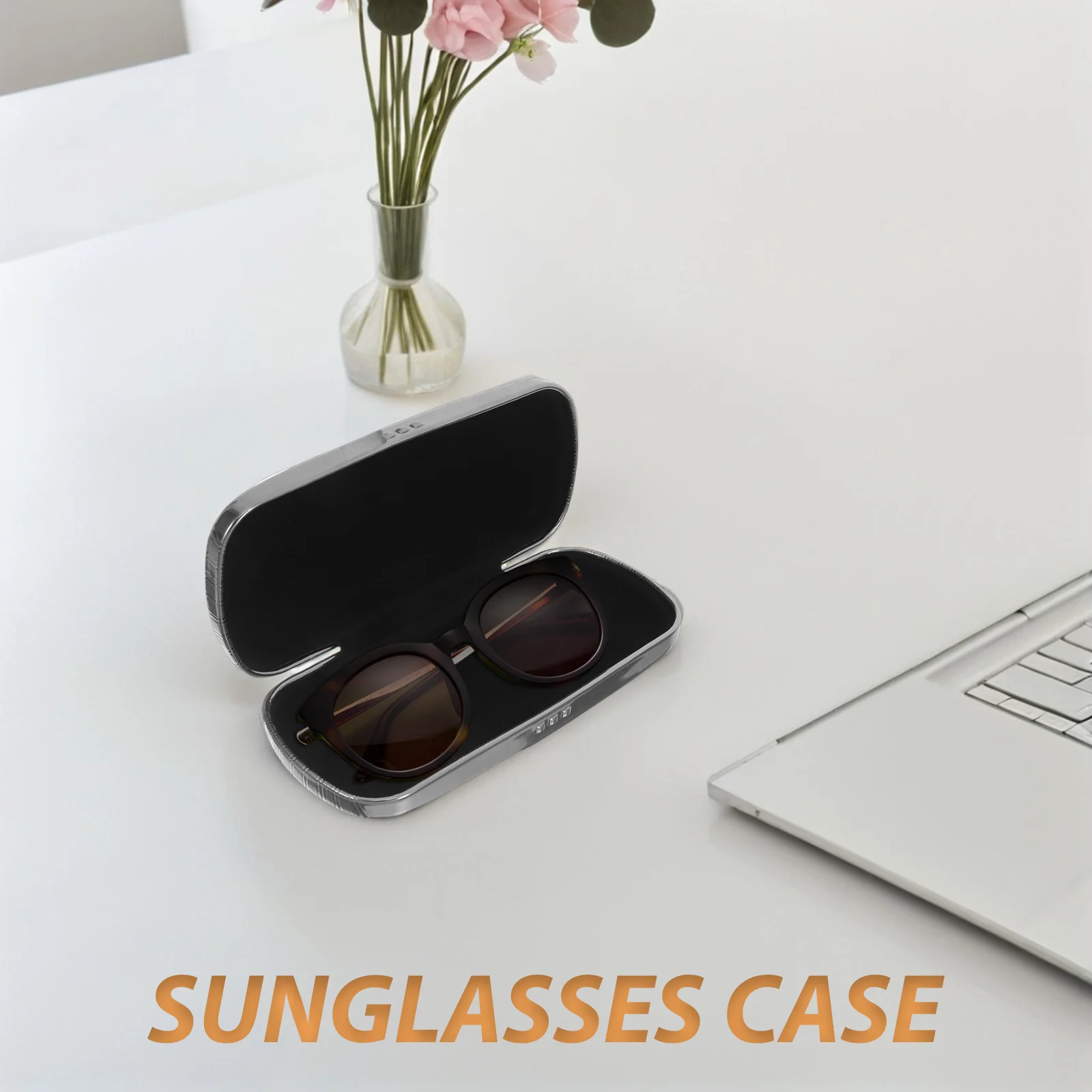 

Aluminum Handmade Hard Sunglass Case Scratch Proof Travel Sunglasses Holder Large Glasses Storage Box Glasses Case Large Hard