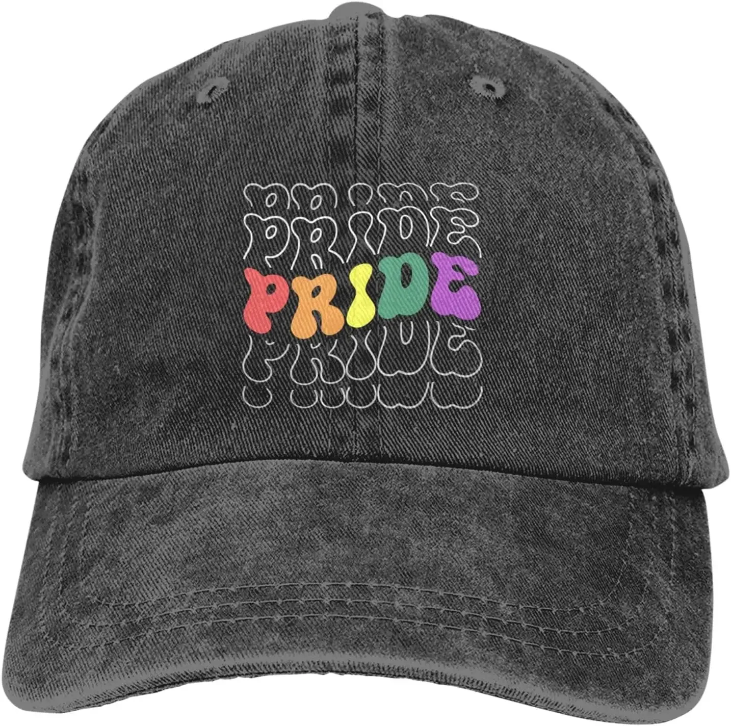 

Мир Love Let Your True Color Shine Джинсовая бейсболка Гольф Папа Шляпа Регулируемая оригинальная классическая кепка Мужчины Женщины