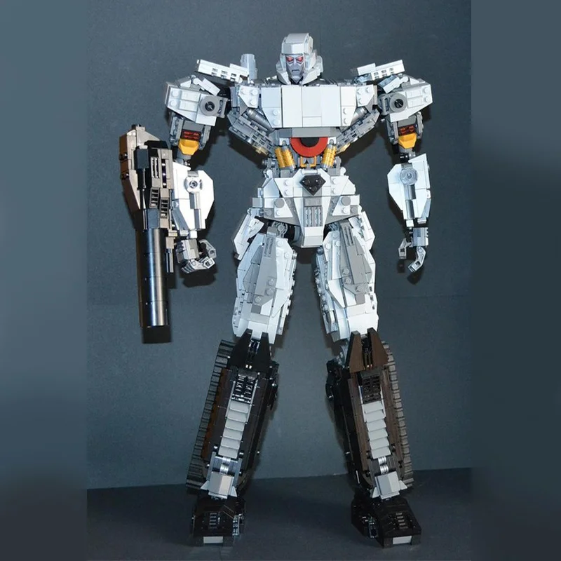 2036 pezzi MOC transformers mega-tyrant statua imponente modello Building Blocks compleanno giocattoli regalo"