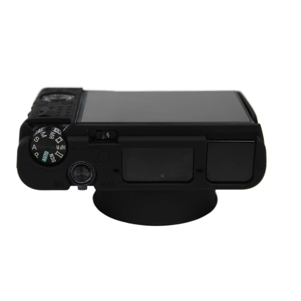 Miękkie silikonowe etui gumowe, do Sony RX100 VII, pokrowiec ochronny na aparat RX100 VII + darmowa folia hartowana — zdjęcie produktu 5