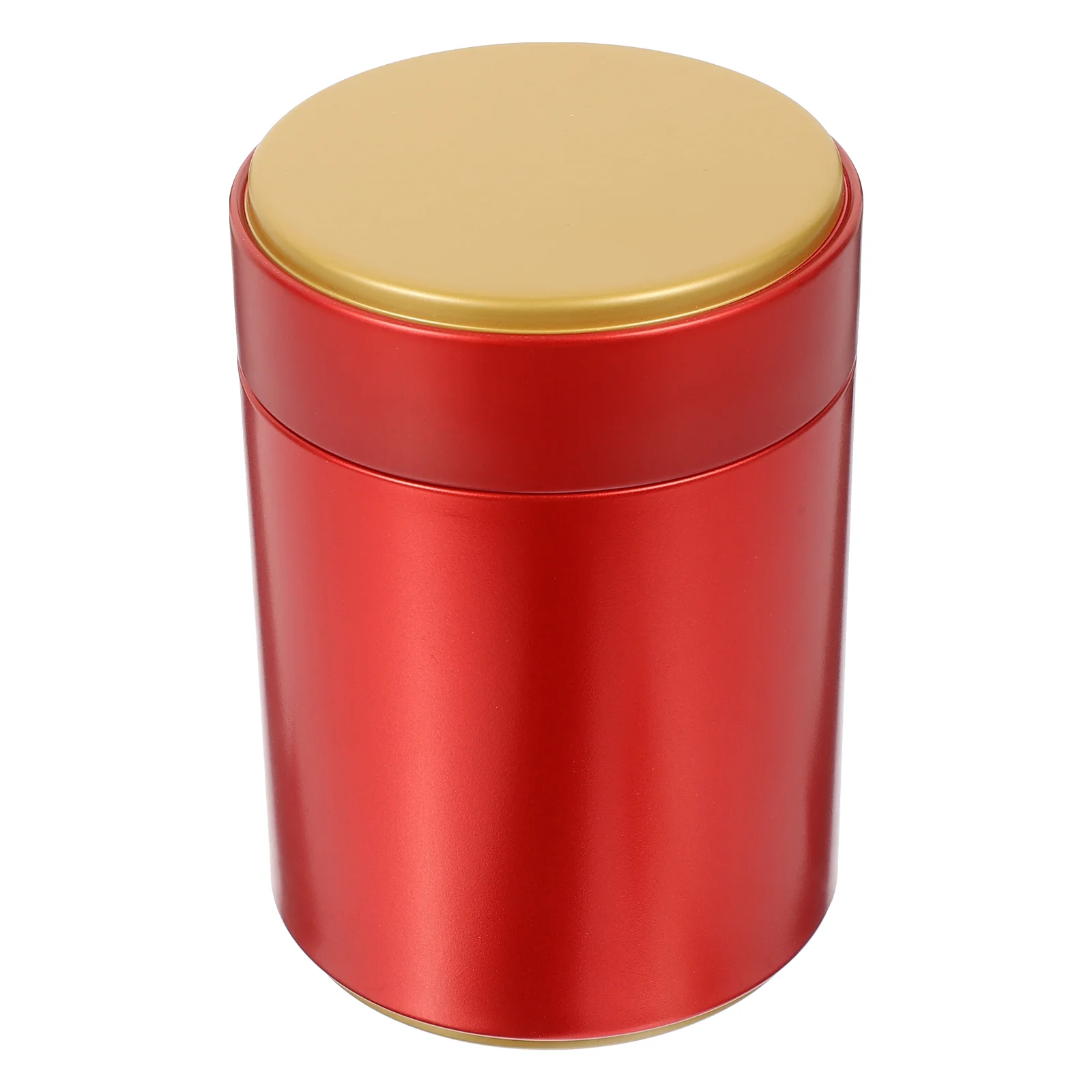 Tinplate Tea Storage Canister Decoration Cereal Container Sealing Multipurpose Airtight Lid Metal Box