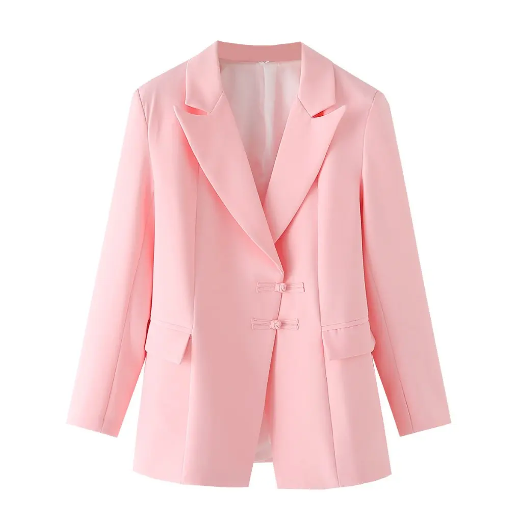 

Women's Slim Fit Luxury Light Suit Jacket Wholesale from Europe And USA Improved Chinese Design