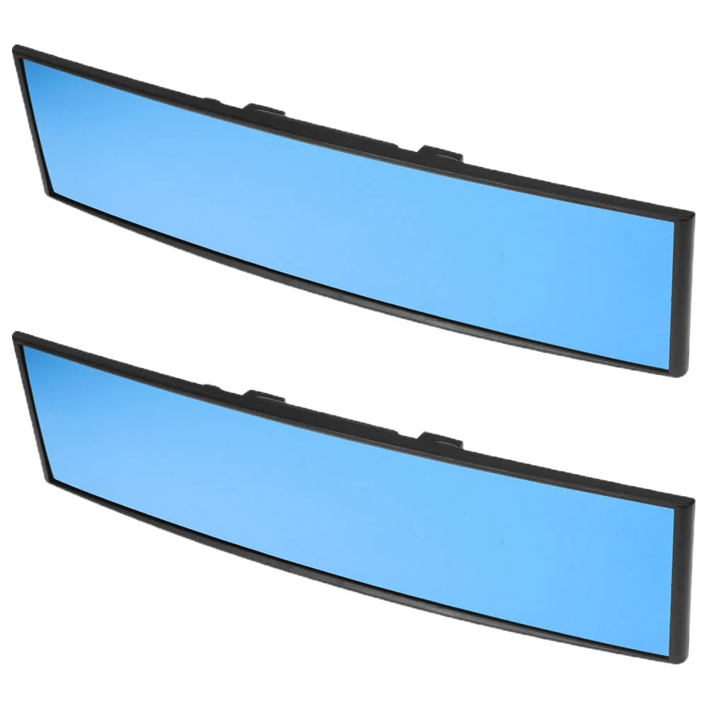 

2Pcs Wide Interior Rearview Mirror Replacement Clip-on Rear View Mirror Accessories for Car Safety Driving Universal