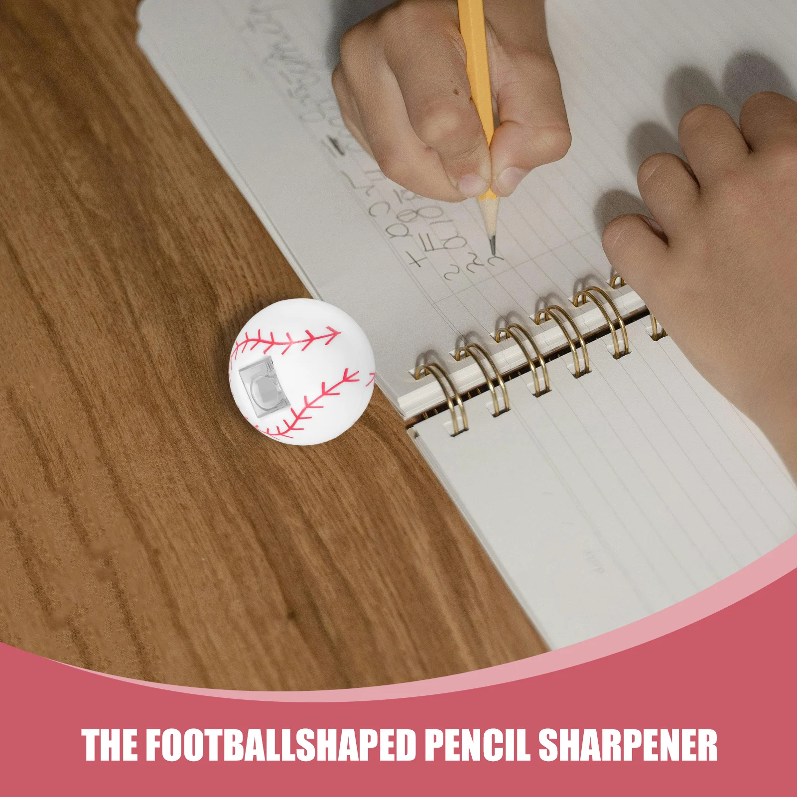 

20pcs Football Pencil Sharpener Creative Single Hole Manual Sharpening Tool Portable Lightweight For School