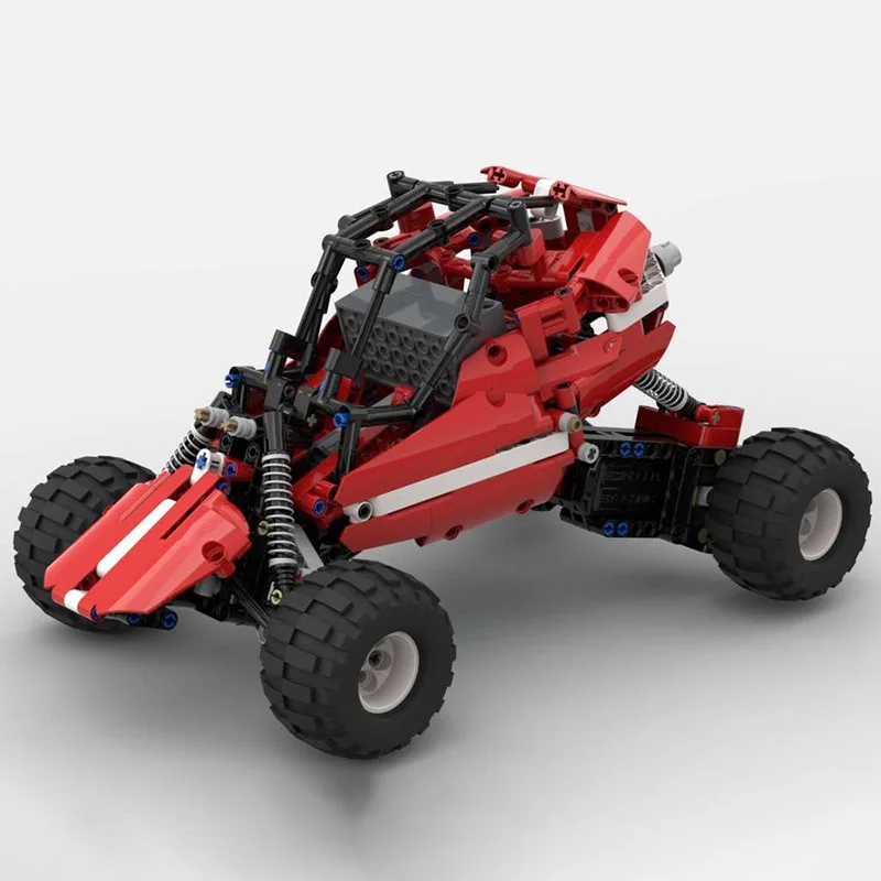 MOC "Rata del Desierto" RC Speed Champion, Modelo de Coche Clásico de Carreras, Juguete para Niños, Regalo, Bloques de Construcción Technic