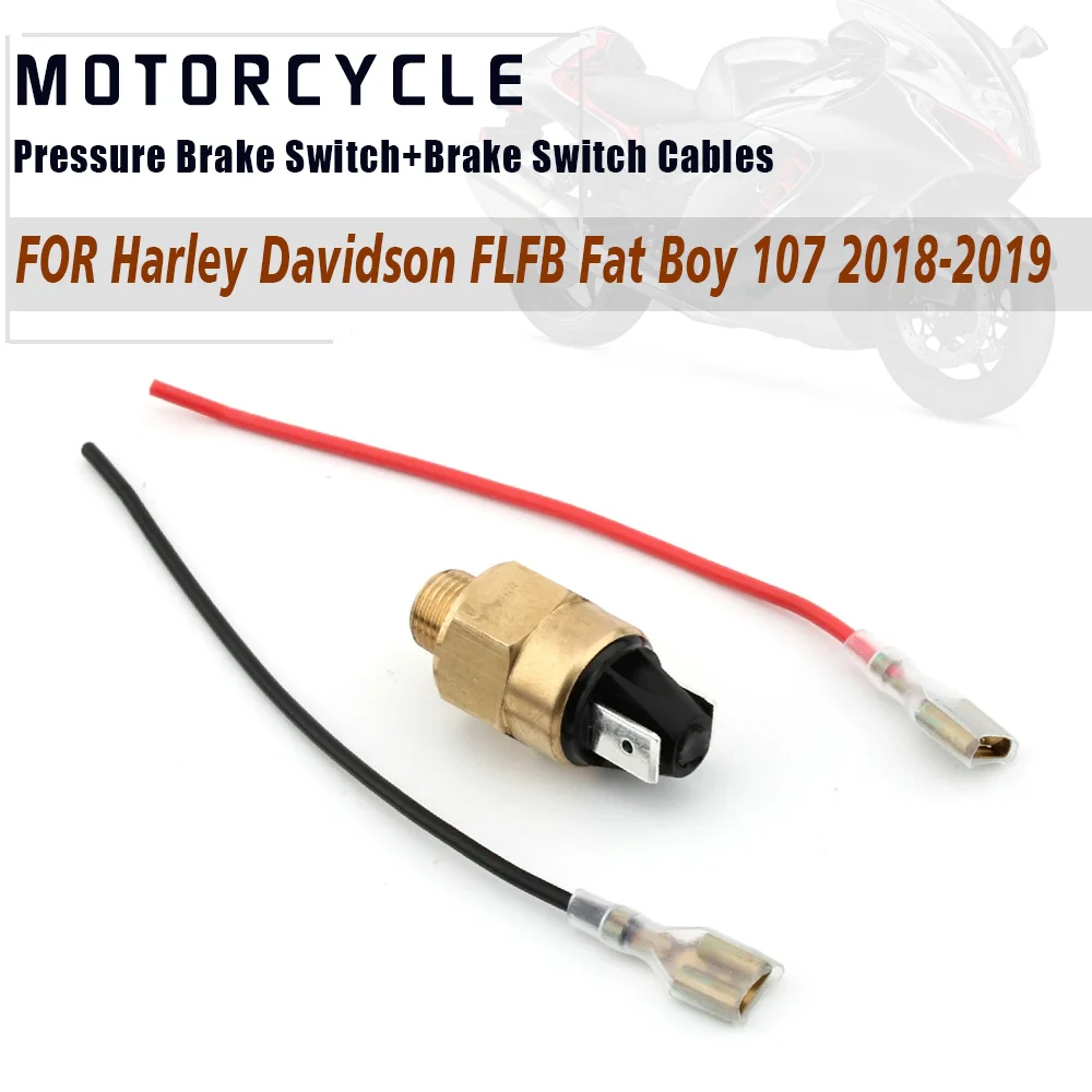 Brake Light Switch For Harley Davidson FLD FLDE FLFB FLFBS FLHCS FLHR FLHRI Fat Boy 114 107 Deluxe Road King Classic 2003-2022