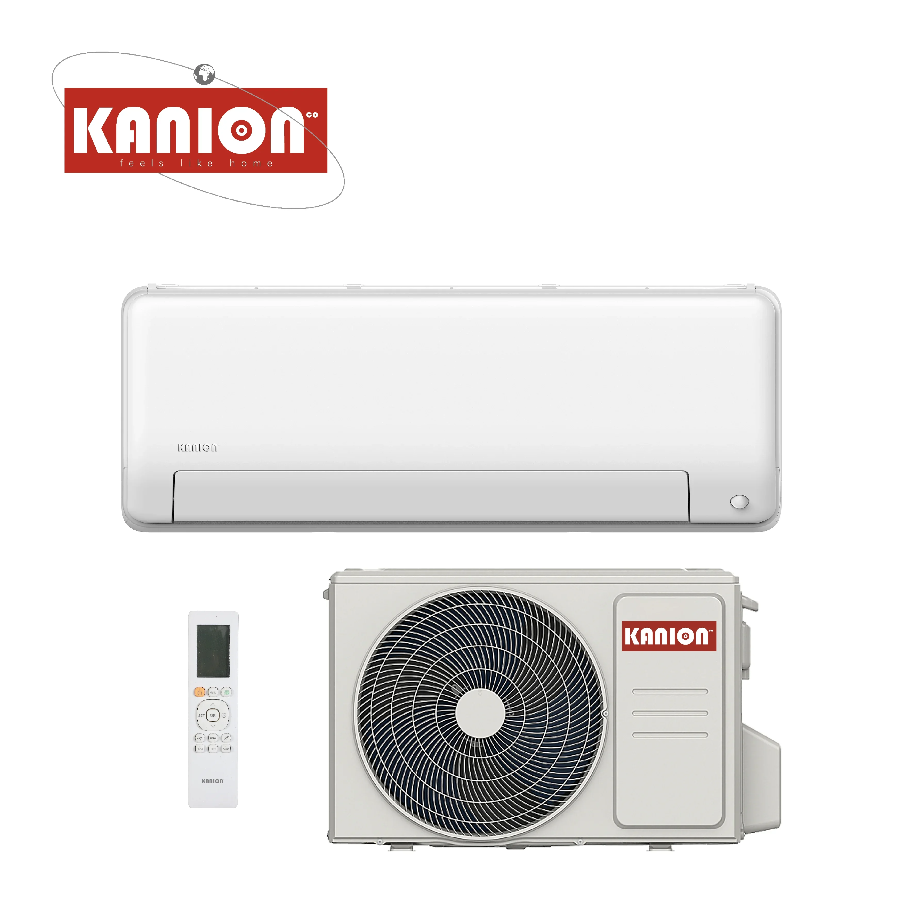 Инверторный кондиционер постоянного тока, настенный сплит-кондиционер, зеленый R410A/R32, газ 12000 18000, 24000 бит, мини-переменный ток с Wi-Fi для дома Wee