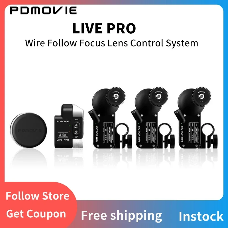 

PDMOVIE LIVE PRO Wire Follow Focus Lens Control System For Micro SLR Camera SLR Camera