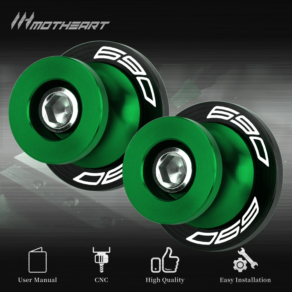 Moto M10 Forcellone Bobine Slider Per KTM 690 Duke 08-18 690 ENDURO R 09-24 690 SMC R 12-24 accessori moto m10 ktm