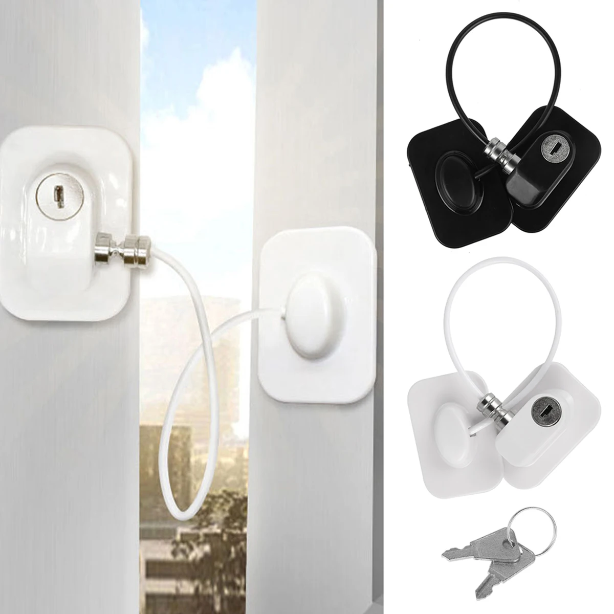 

1 шт., замок для детской безопасности, защита для детей, защита для ящика, дверной замок для шкафа, защита для детей, безопасность, окно, холодильник