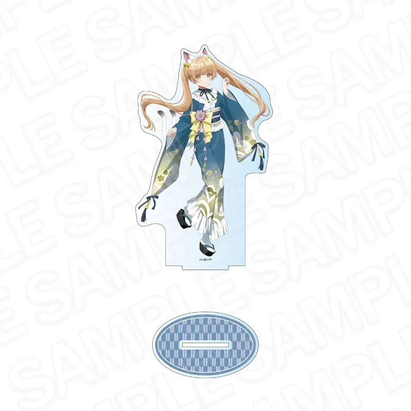 Anime The Angel Next Door Spoils Me Rotten Night Parade of Demons Ver Mahiru Shiina Acrylic Stand Model Plate Keychains