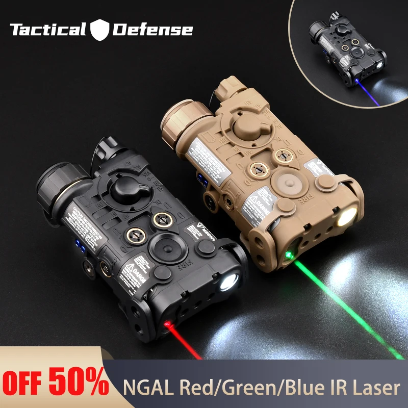 

WADSN New L3-NGAL IR Laser Funcional Airsoft Tactical NGAL Red Sight Pointer Strobe LED Light Hunting Weapon Outdoor Fit 20mm Ra