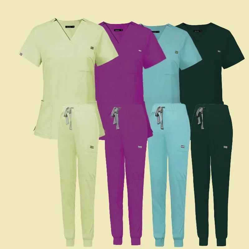 Sala de cirurgia Conjunto Uniforme Médico, Hospital Trabalhando Scrubs, Suprimentos Médicos, Enfermeira Cirurgia Dentária Terno, Workwear Atacado