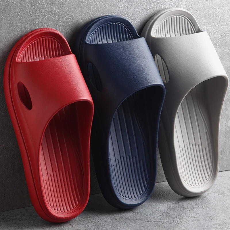 

Summer Home Slippers Indoor Anti Slip Household Lightweight Couple Bathroom Shower Soft Soled Women's Sandals and Slippers