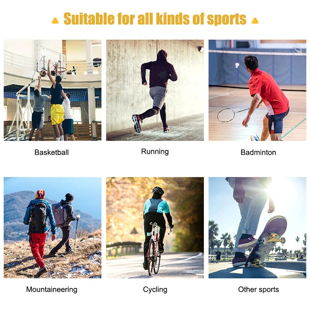 1/2 Stück Kniestützen, stoßfeste Knie- und Wadenpolster, Oberschenkel-Kompressions-Beinmanschetten, Schutz für Jugendliche und Erwachsene, Fußball, Laufen – Detail 14
