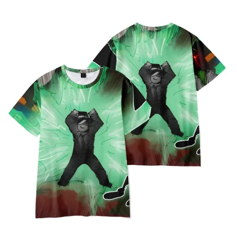 

Футболка Pop ROBLOX с принтом, рубашка с круглым вырезом и короткими рукавами, подходит для детской одежды, мужские предметы первой необходимости для мальчиков и девочек