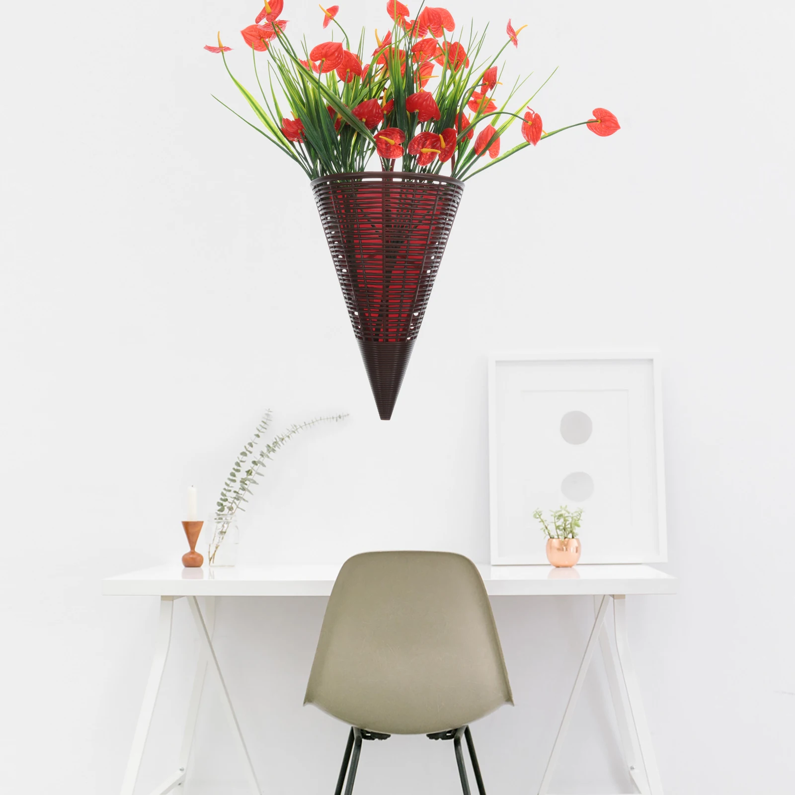 

Artificial Flower Pendant Hanging Baskets Decor Flowers for Outdoors Plant Decorations