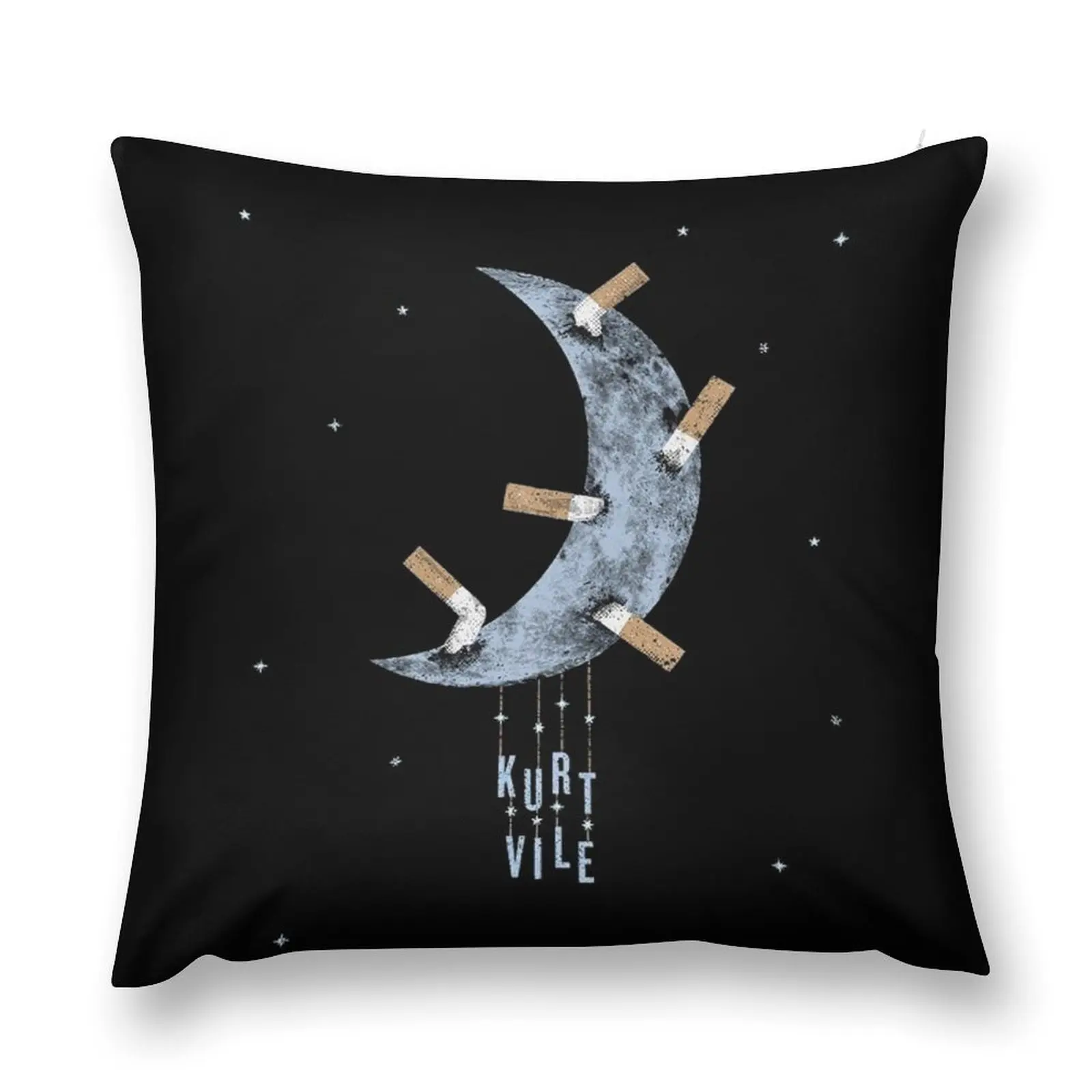 Kurt Vile Moon Throw Pillow Sofas Covers Pillow Covers Decorative Pillowcase pillow