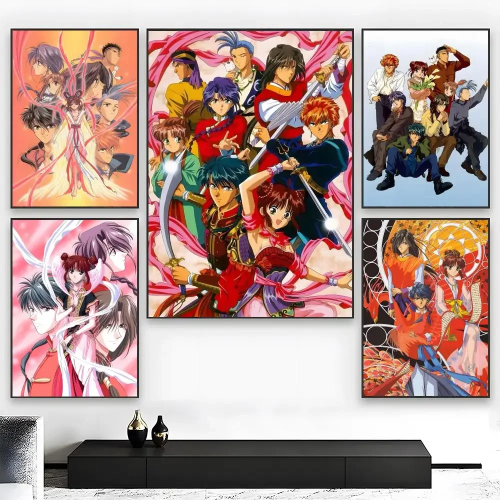 Anime F-Fushigi Y-YugiN Poster Wall Art Print Art Suitable For Living Room Bedroom Bar Parlor Home Decor Gift