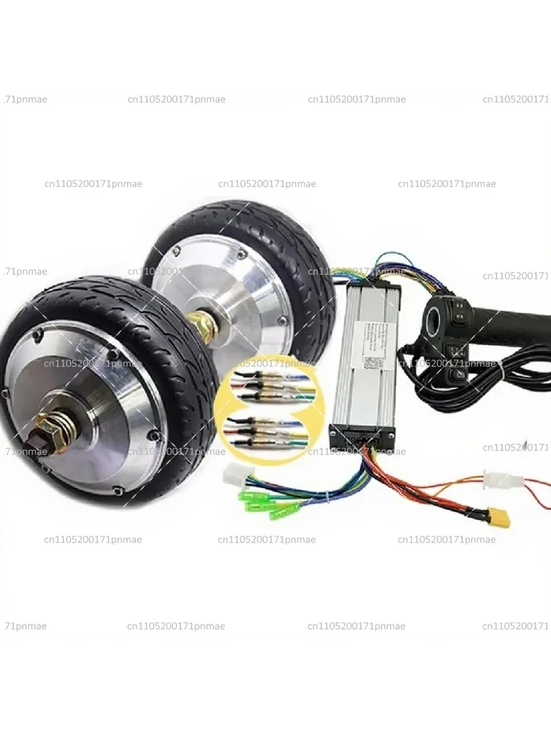 6 Inch Brushless DC Gear Motor, Low Speed High Torque Hub for Medical Carts