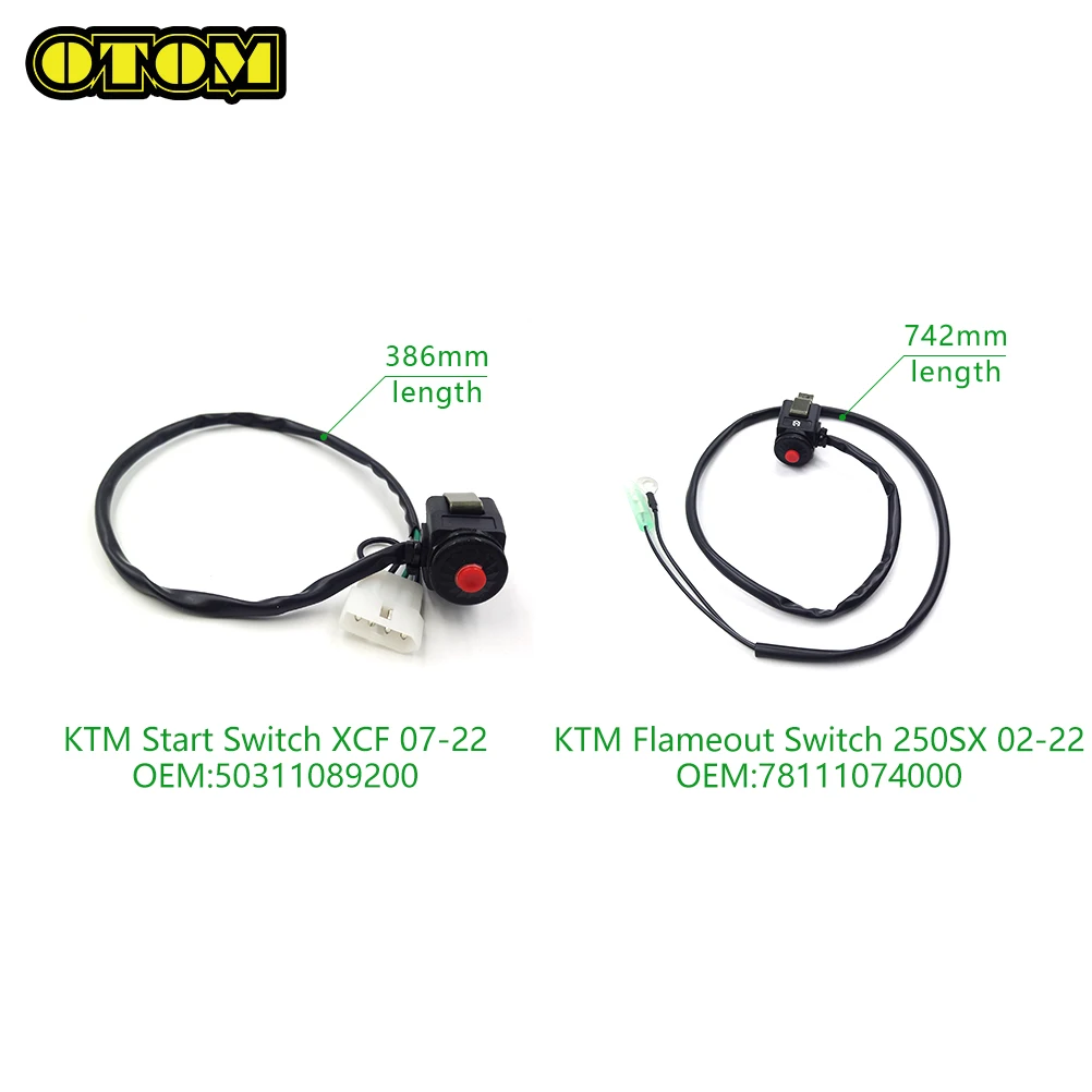 AliExpress OUIO For KTM HUSQVARNA Motorcycle Start Kill Switch Stop Button Control Flameout ON/OFF SX SXF XCF XCW EXC FC FE TC TE 2002-2022 Bike