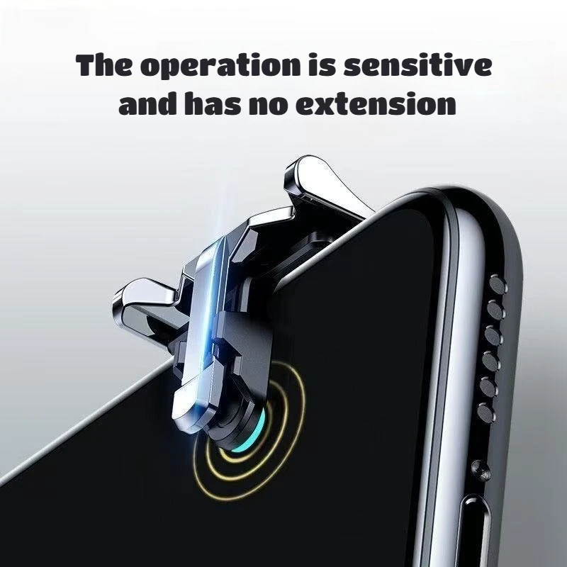 Czteropalcowy spust do gier na telefon komórkowy do PUBG, celowanie i strzelanie L1 R1 ABS+Plastikowy przycisk do iPhone'a IOS Android Gamepad Joystick