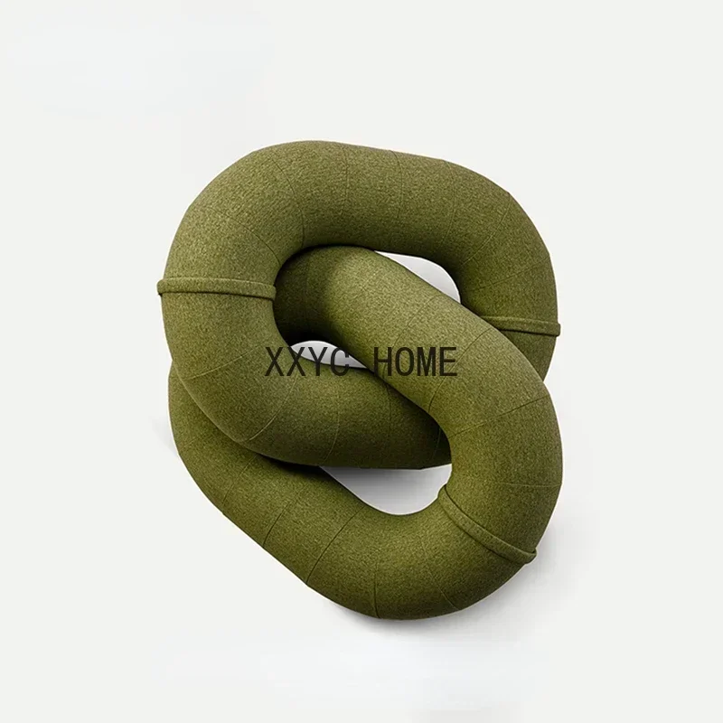 Modern Minimalist Designer Creative Chain Sofa Living Room Home Combination Fabric Sofa