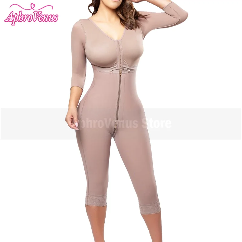 

Fajas Colombian BBL Stage 2 Post Surgery Shapewear Long-pants Full Body Body Shaper Butt Lifter Liposuction Tummy Control Belt
