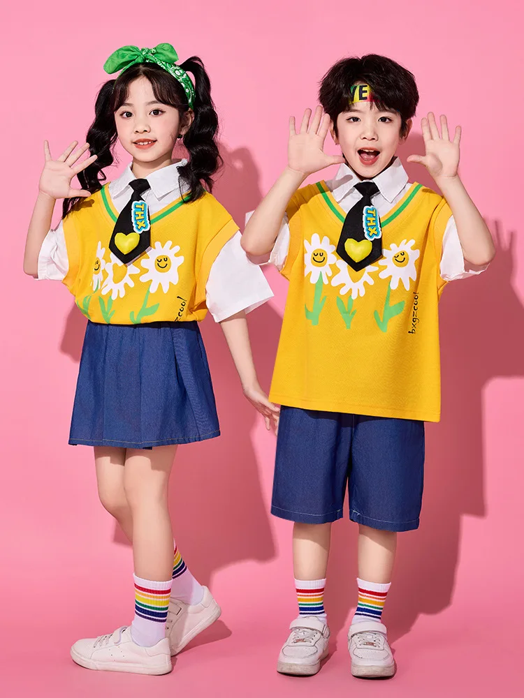 Mode Mädchen Walking Show Mode Kleid Modell Fotografie Lila Anzug Kinder Jazz Dance Mädchen Dance Performance Kleid