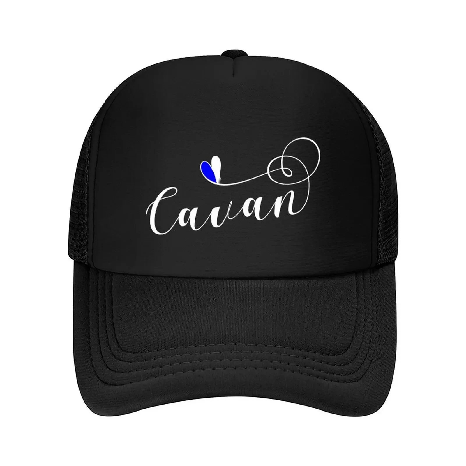 2026 Cavan County Colours Flag Heart, GAA, Ulster, Ireland, Irish Baseball Cap Hat Luxury Brand Icon Streetwear For Women 2025 M