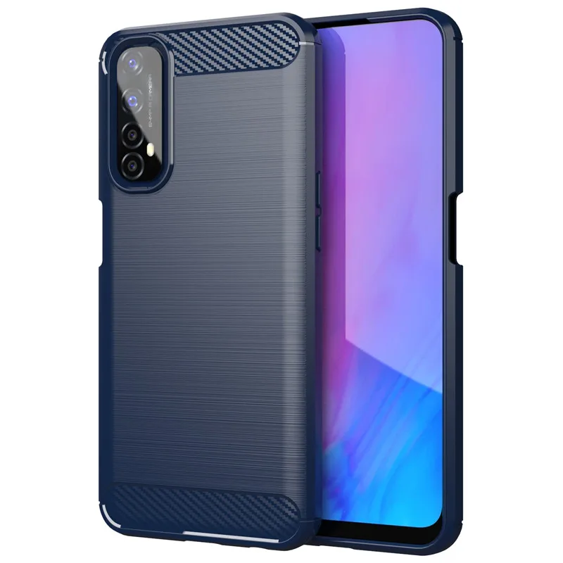 Para Realme Narzo 30 4G caso para Realme Narzo 30 4G cubierta a prueba de golpes a prueba suave de silicona TPU funda trasera del teléfono para Realme Narzo 30 4G