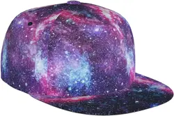 Cute Purple Galaxy Baseball Hat Sports Cap Unisex Galaxy Baseball Cap Fashion Casual Adjustable Hats for Men Women