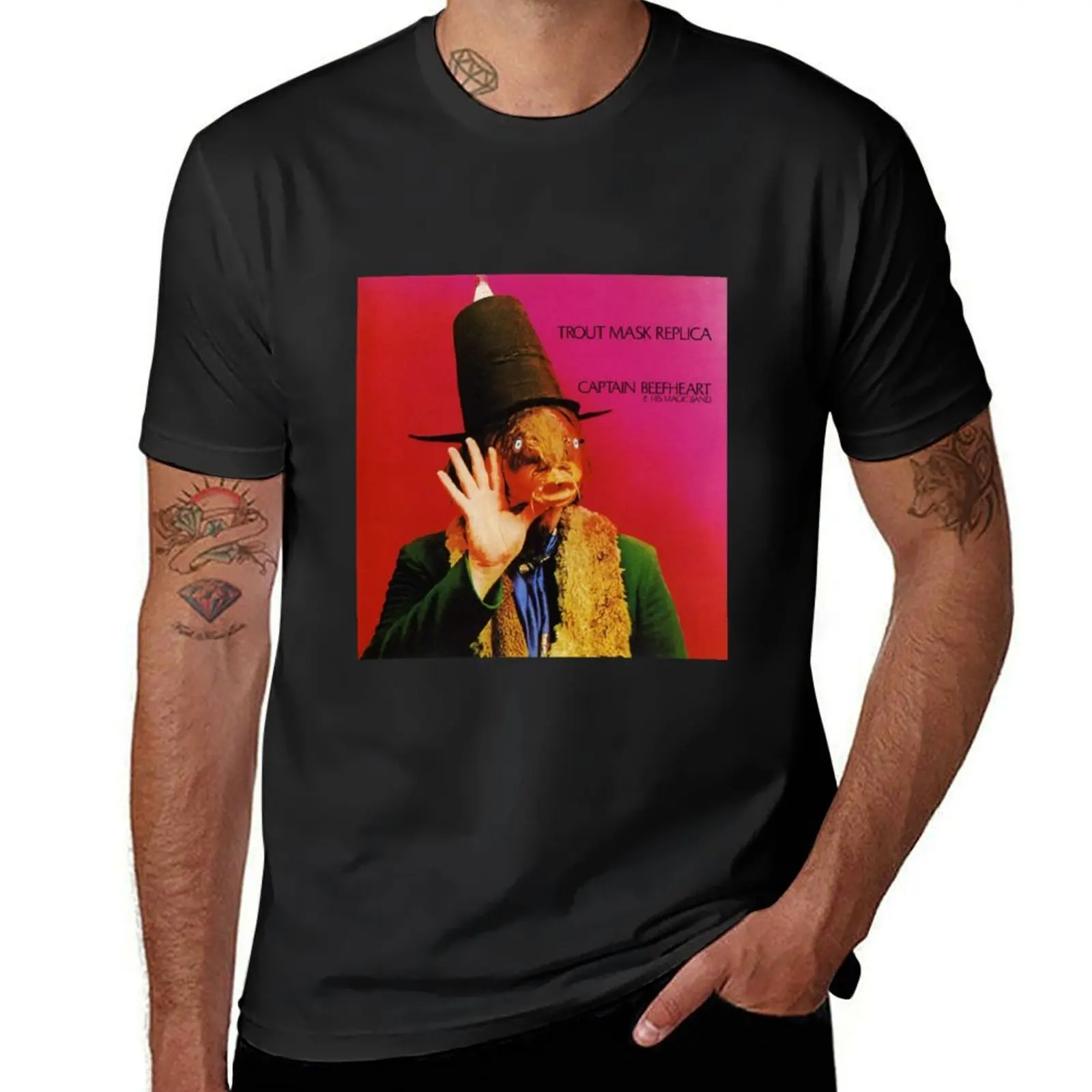 

Captain Beefheart Trout Mask Replica75 T-Shirt tees boys animal print summer clothes blacks men t shirts