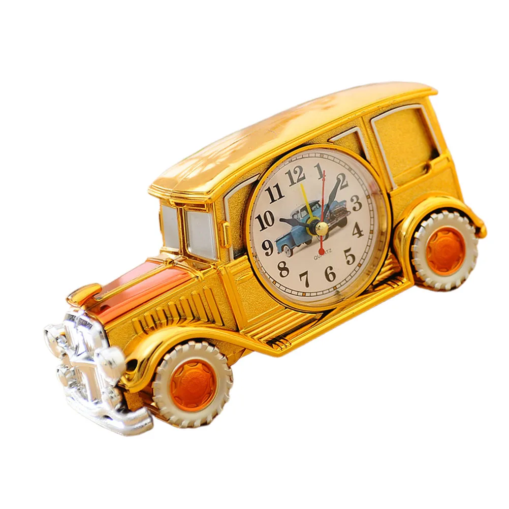 

Classic Car Alarm Clock Retro Office Desk Decor for Kids Bedside Creative