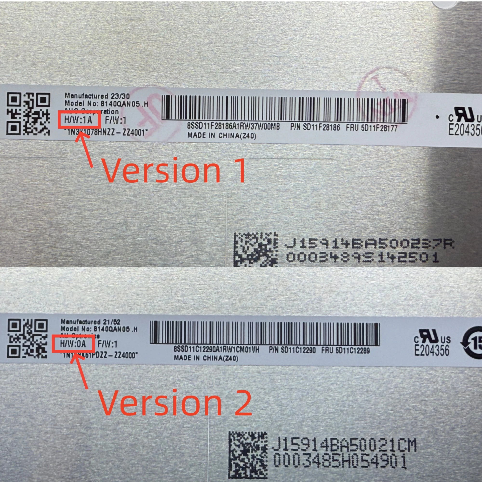 B140QAN05.H 14Inch …