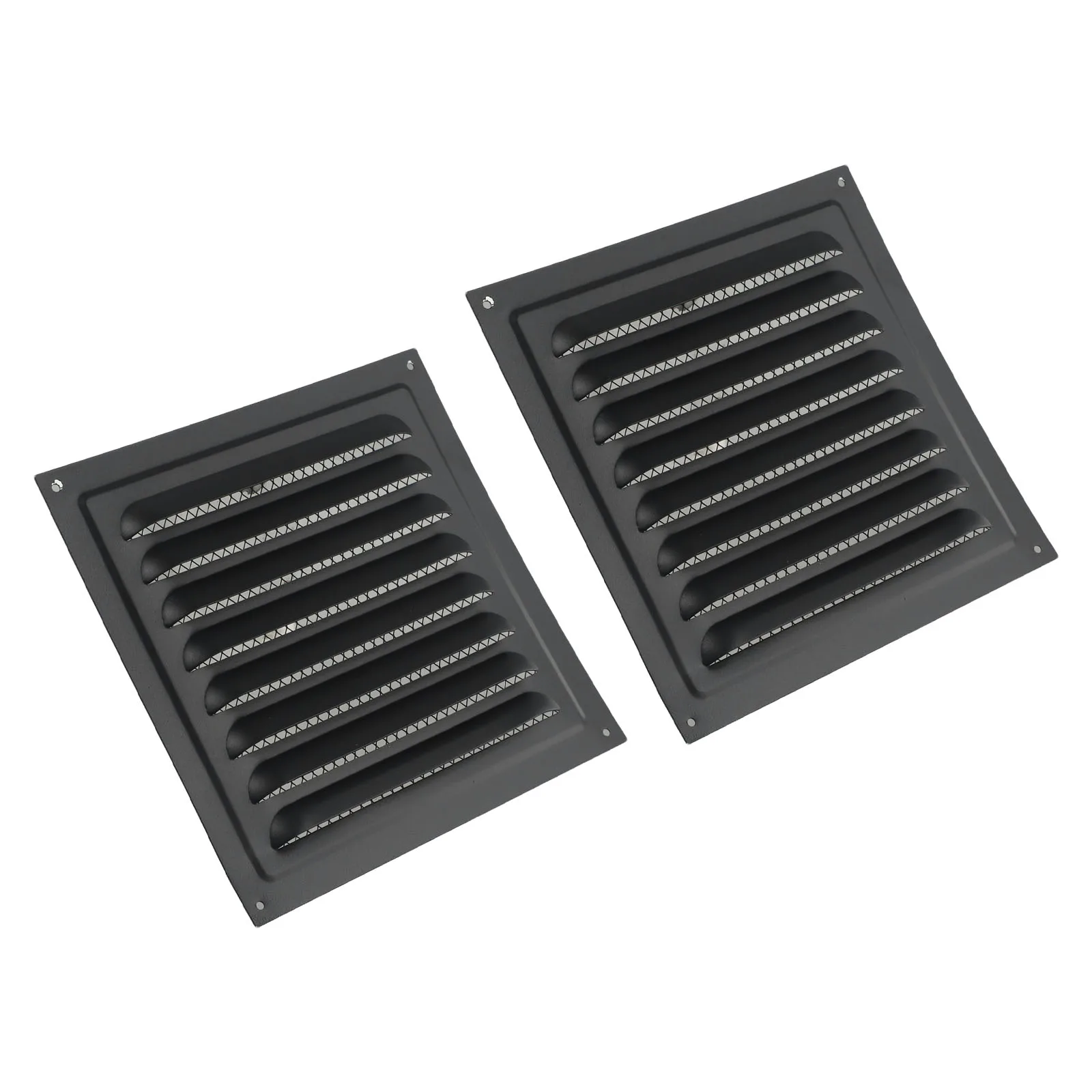 Ceiling Vent Cover Airflow Grille Anthracite-colored Insect Screen Protective Grille Reliable Performance Black