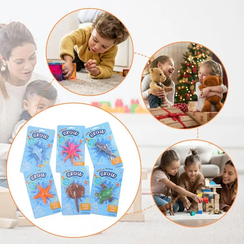 Growing Expanding in Water Simulation deep Ocean Novelty Sea biology Toy Educational Toy Creative Magicscience education