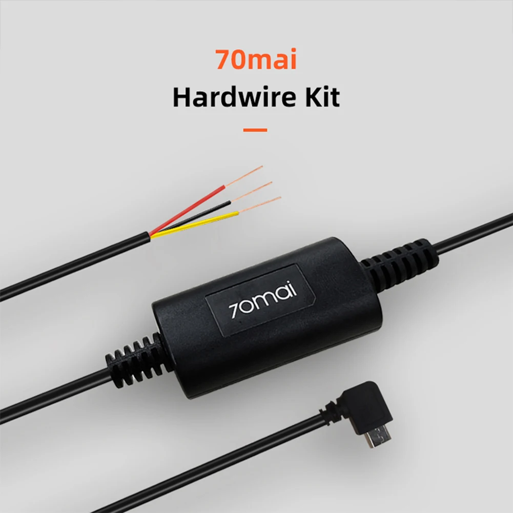 70mai Parking Surveillance Cable Hardwire Kit UP02 for 70mai 4K A800S A500S A400 M300 1S Lite2 D10 Realize 24H Parking Monitor