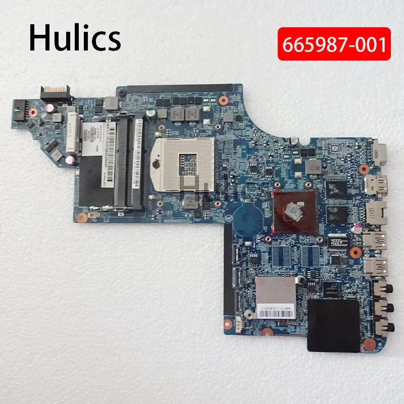 

Hulics б/у 665987 -001 Материнская плата для ноутбука HP Pavilion DV7 DV7-6000, 100% протестирована, хорошо