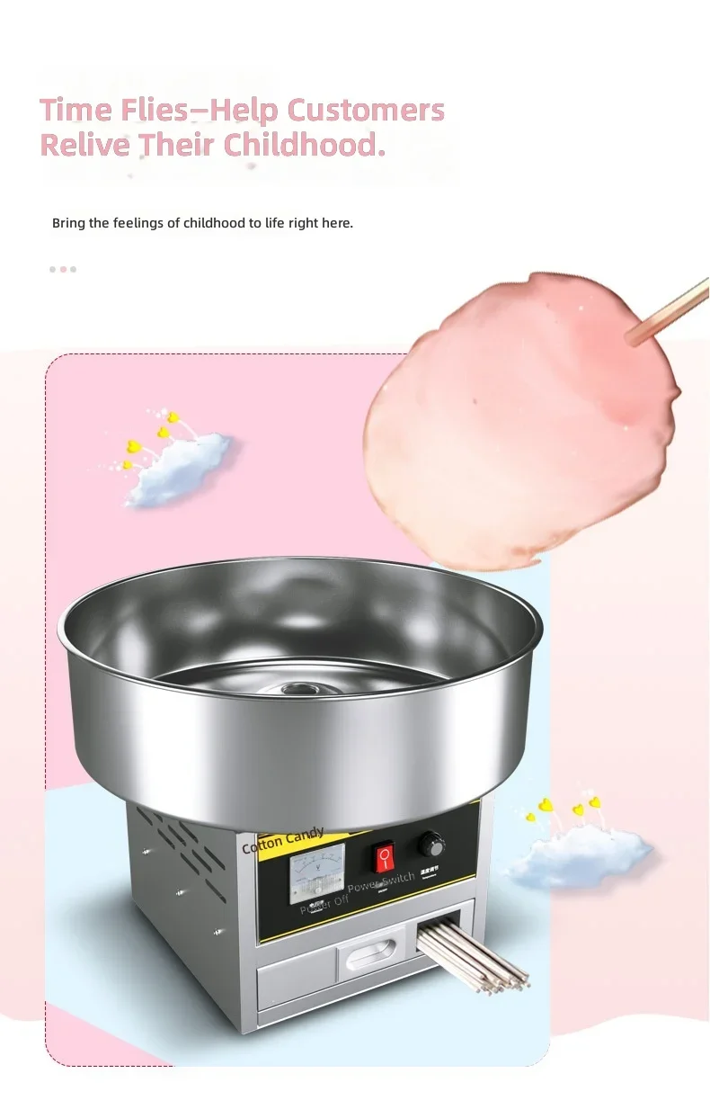 Marshmallow machine Commercial automatic electric color fancy drawing small marshmallow making machine