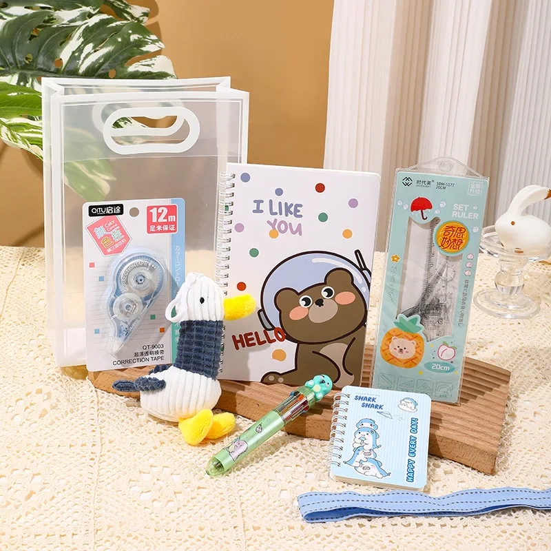 Student Stationery Set Opening Gift Prize Sharing Creative Birthday Gift Children's Hand Gift Ins Style