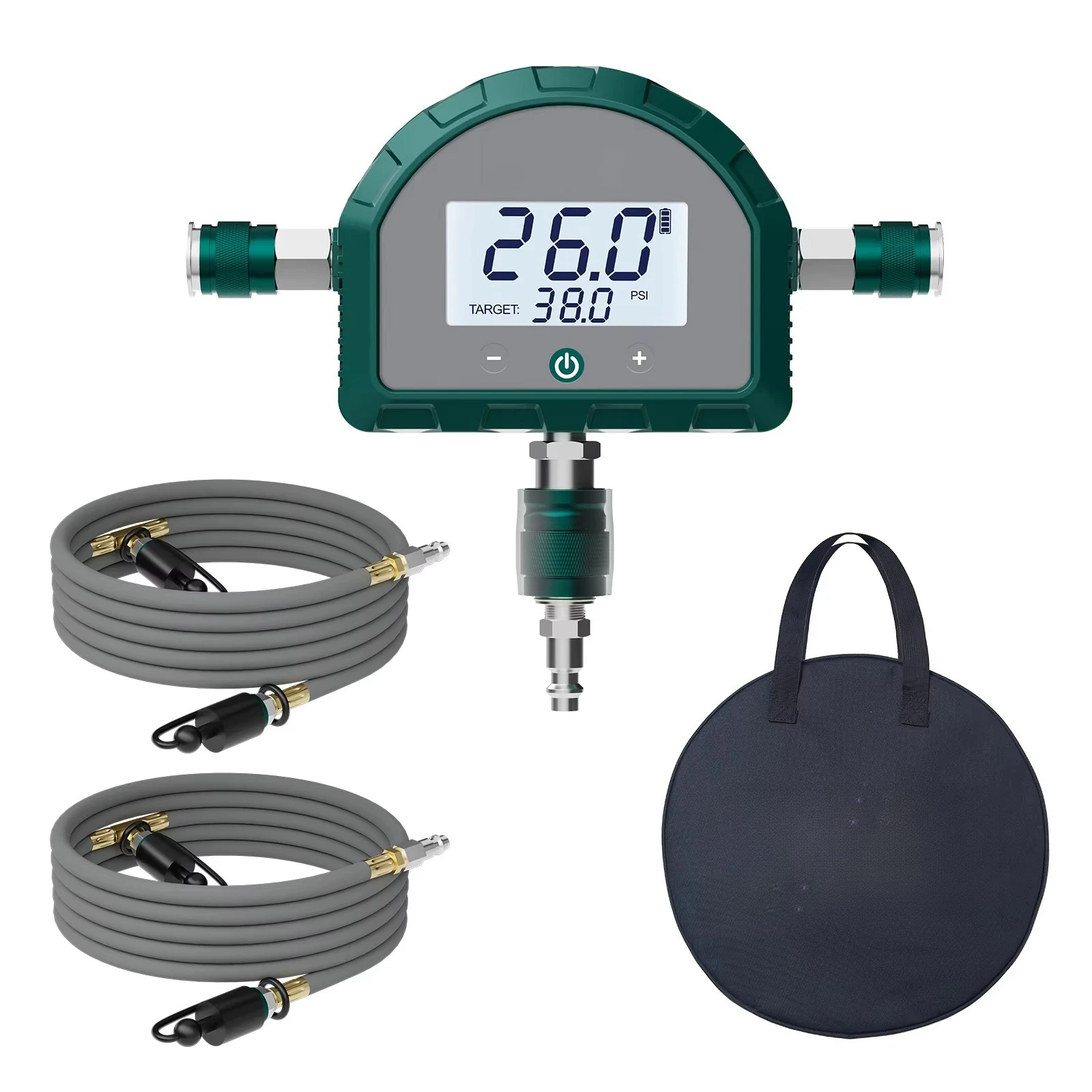 

Комплект из 4-ходовых шлангов для накачивания и сдувания шин с автоматической системой отключения, контроллером давления воздуха для 155 шин