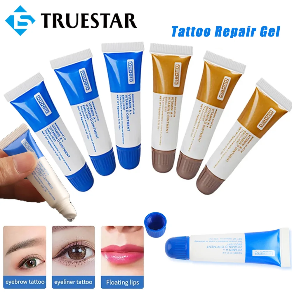 10/30/50PCS Tattoo Repair Gel Vitamin Ointment Tattoo Aftercare Cream Anti Scar Gel for Tattoo Body Skin Recovery Supplies