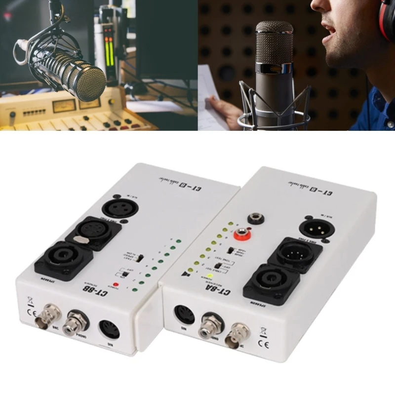 Inteligentny tester kabli wieloma złączami dla RJ45 TRS